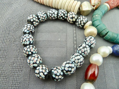 Lote pulseras plata 925/- materiales naturales de liquidación orfebrería - Imagen 2 de 12