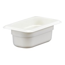 Cambro 92CW148 1/9 Size 2 in Deep White Camwear Food Pan