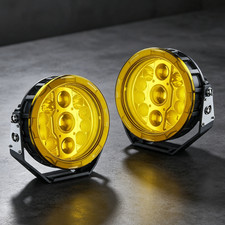 7 Inch Round Led Light Bar Pods Flood Spot Drl Offroad Driving Lights Truck