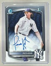 Pico Kohn 2025 Bowman Chrome Draft #CPA-PKO Auto 1st RC