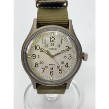 Import duty included Timex Quartz Analog Watch Silver KHK CR2016 Battery