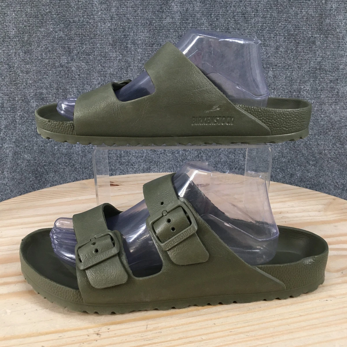 Green M Slide Sandals for Men for sale | eBay display picture 1