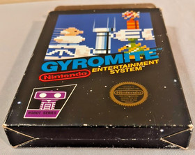 NES- GYROMITE: CIB- 5 Screw- Cleaned/Tested Works!-Intact Hangtag!!
