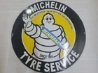 MICHELIN TYRE SERVICE 29 X 29 INCHES PORCELAIN ENAMEL SIGN