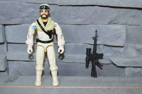 1985 Gijoe Cobra Snow Cat Driver (Frostbite) 100% komplett & coole Figur!