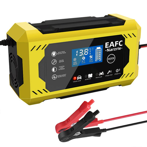 Large Screen Car Battery Charger 6A/8A/10A 12V Car Motorcycle Battery Charging - Picture 9 of 25