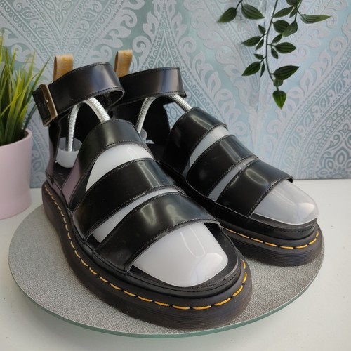 Dr Martens Clarissa II Vegan Sandalen. UK Größe 8. Kunstleder schwarz - Bild 2 von 17