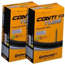 Cross 28" 700x32-47c Inner Tubes - 60mm Presta Valve Pack of 2 Tubes
