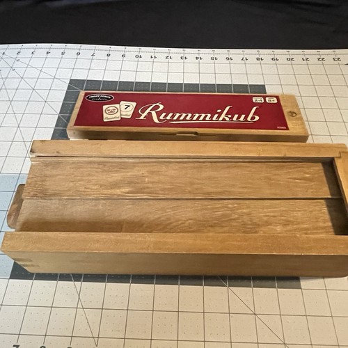 Front Porch Classics, Rummikub Vintage Edition in All-Wood Storage Case Sealed - Picture 7 of 17