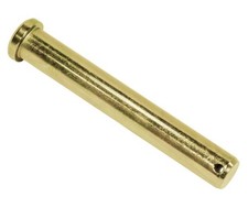 Clevis Pin 1/2 x 5 Low Carbon Steel Zinc Yellow (8 Pieces)