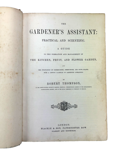 The Gardener's Assistant; Practical and Scientific Robert Thompson, Blackie 1859 - Picture 5 of 12