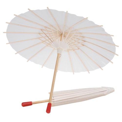 2 Pcs Children Dance Umbrella Small Paper Umbrellas for Sun Bride Chinese