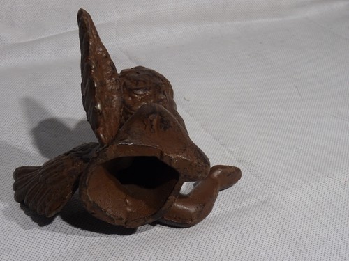 ⭐Kleine Engelsfigur - Gusseisen/Metall - ca. 11cm hoch / 1051Gramm⭐gut erhalten. - Bild 4 von 5