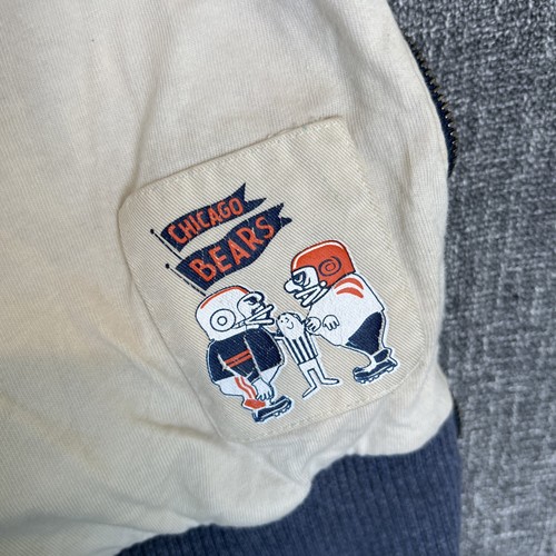 Chicago Bears Throwback Sweater Jacket Mitchell & Ness Men's 2XL NFL Football - Picture 13 of 24