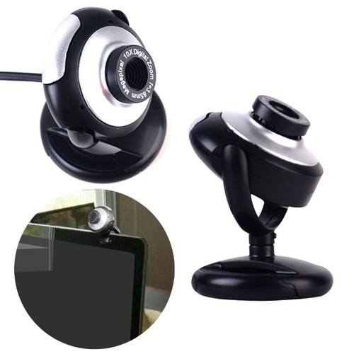 Universal Usb Webcam for Laptop Computer 360Degree Rotary Camera With Microphone - Afbeelding 4 van 8