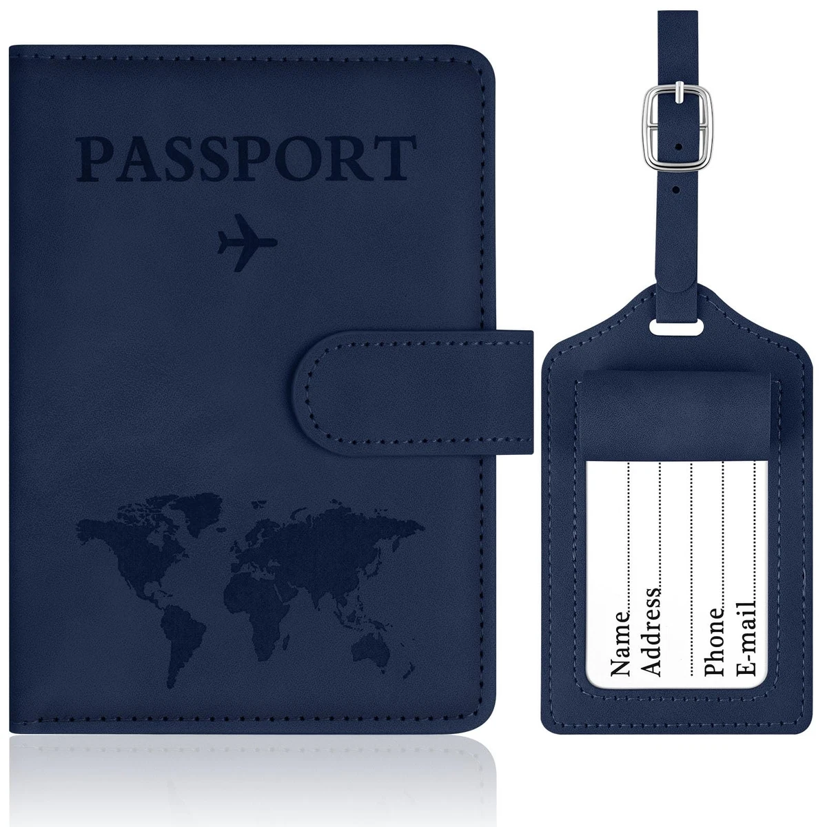 Copertine per passaporto 5 pack, protezione per passaporto in plastica