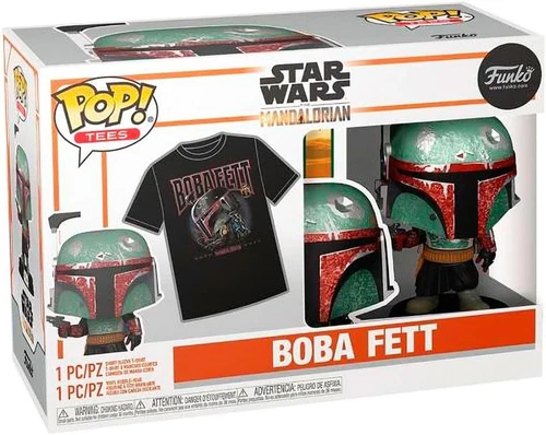Funko Pop! Tees Star Wars Boba Fett T-Shirt & Vinyl Figure Set