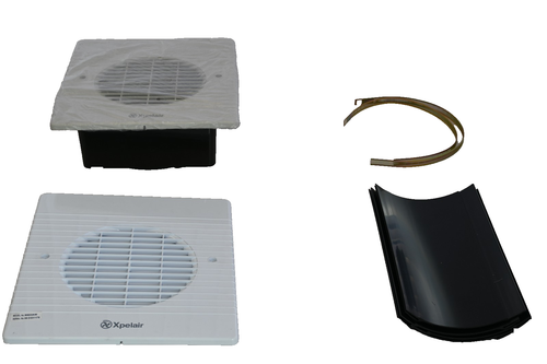 Xpelair 150mm Wand-Axiallüfter WX6 mit Universal-Montageset, 230V - Picture 4 of 9
