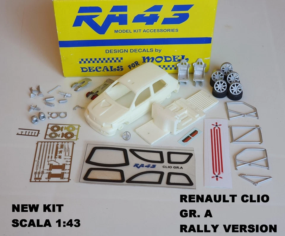 1/43  Renault Clio Williams Rally Ypres 1991 Oreille KIT - Immagine 2 di 2