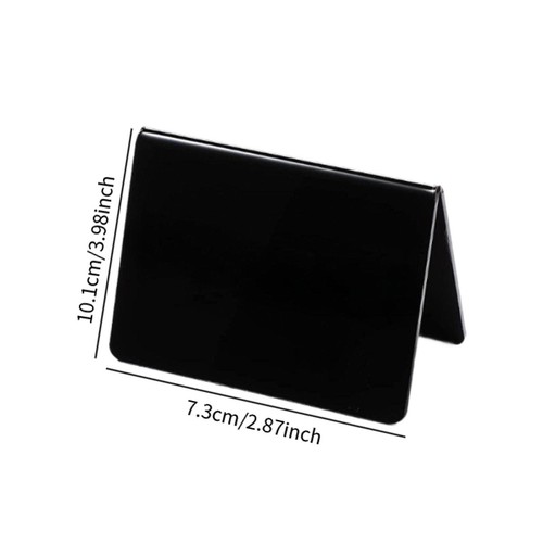 20 Pieces Acrylic Mini Chalkboard Signs Small Tent Chalkboards Small Chalkboard - Picture 4 of 5