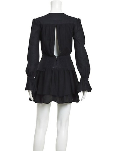 AJE Cotton Plunge Neck Dress AU 6 - Used, Good Condition - Picture 3 of 3