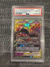 2019 Pokemon Sun & Moon Unbroken Bonds Muk Alolan Tag Team GX #61/214 PSA 8