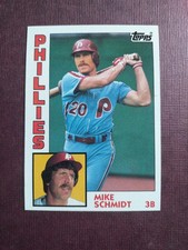 1984 Topps Baseball #700 Mike Schmidt "Philadelphia Phillies" HOFer ⚾⚾ 
