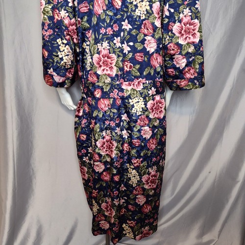 Erika Taylor Sport women's medium bathrobe floral Boho kimono belted long - Picture 7 of 10