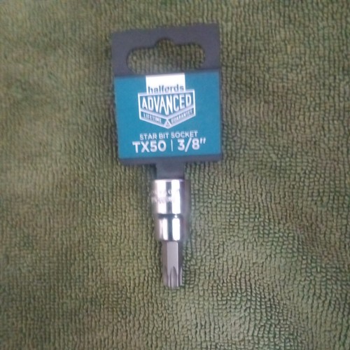 T50 Halfords Advanced Torx Star 3/8 Drive Socket Tool *FREE RAPID POST*