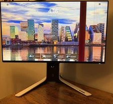 Dell AW2721D 27 Inch QHD 2560x1440 Alienware Gaming Monitor w/h Stand (Damaged)