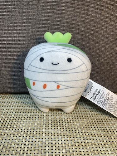 Miniso Plush Mummy White Green Leaves Cute Halloween Plush Stuffed Toy - Picture 10 of 12