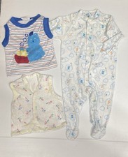 Baby Boy Lot Of 6 Vintage 0-3 Month