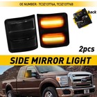 2X LED Side Mirror Marker Light For Ford F250-F550 Pickup 08-16 Swtichback Smoke