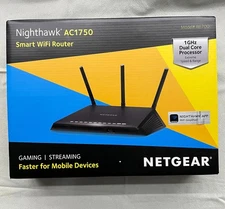 NETGEAR Nighthawk AC1750 Smart WiFi Router (Model # R6700) 100% COMPLETE Working