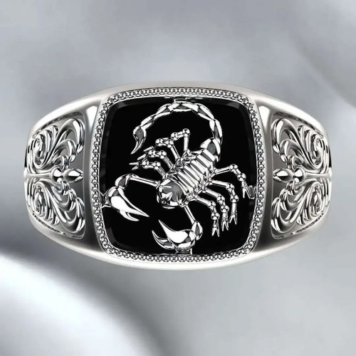 Huitan Wikinger Nordische Mythologie Riesenwolf Männer Ring Verteidigung Totem Wolf Mode - Bild 19 von 24