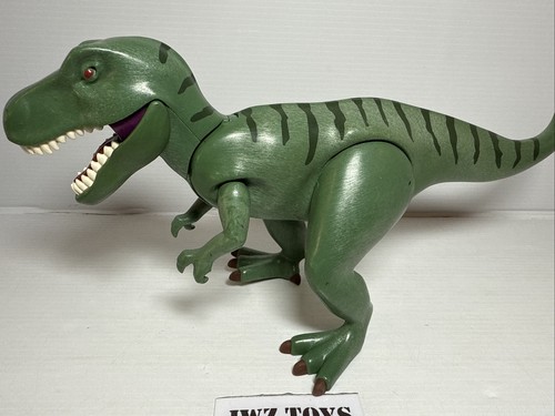 Playmobil 4171 T-Rex Green Tyrannosaurus Rex Dinosaur Action Figure 2007 - 697 - Picture 4 of 8
