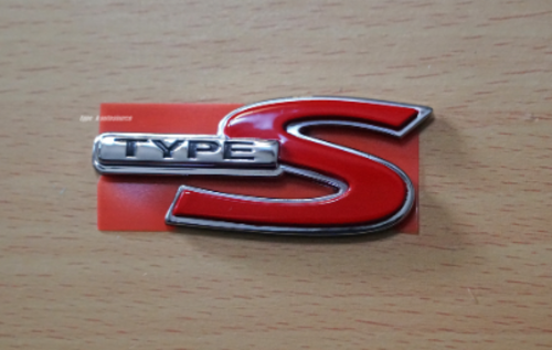 Honda Acura 01-03 CL 02-06 RSX 02-03 TL Rear Type S Emblem 75731-S3M-A10 Genuine - Picture 1 of 2