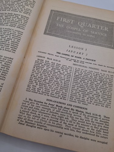 Tarbell's Teacher's Guide Improved Uniform Course 1938 Sunday School Hardcover - Picture 13 of 17