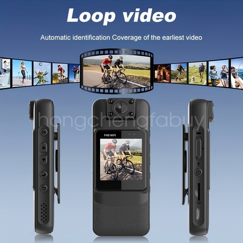 4K HD Wifi Mini Camera Sports DV IR Night Cam Police Law Enforcement Body Camera - Picture 14 of 24