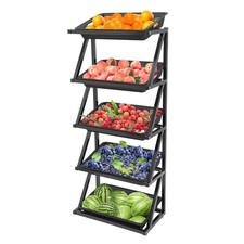 Supermarket Display Rack Shelf Retail Merchandiser Fruit Vegetable Snack Basket