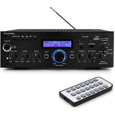 Wireless Bluetooth Home Power Amplifier 200 Watt Audio Stereo Receiver, Lifetime