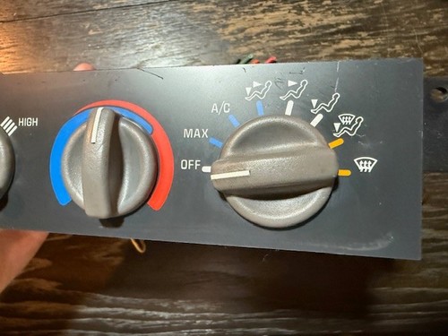 1993-1997 Pontiac Firebird AC HEATER CONTROL Climate HVAC w DEFROST OEM - Picture 3 of 5