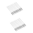 100 stücke Metalldraht Clamp Langschwanz Clips Verschluss