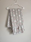 Country Cottage Chic Floral Curtains Two (2) Panels Tab Tops