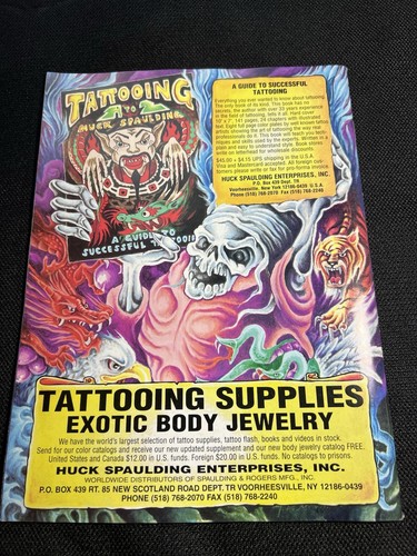 Tattoos For Women Magazine - Volume 3, Issue 19, 1996 - Flowers & Sea Life - Picture 2 of 13