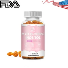 Inositol Myo-Inositol 2000mg & D-Chiro Inositol Folate 120 Caps 07/2027