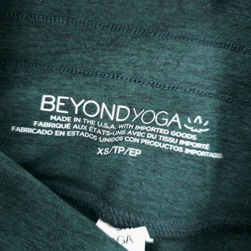 BEYOND YOGA Spacedye Go Pocket Midi Legging Dark Heather Green EUC Size XS - Bild 5 von 7