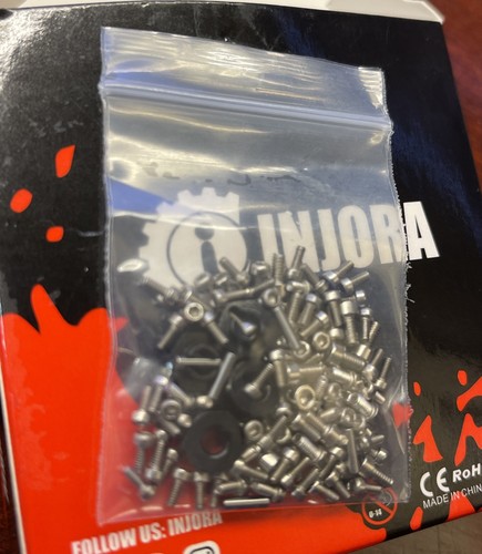 INJORA 1.0" Plus CNC Beadlock Wheel Rims for RC Car Axial SCX24 AX24 FCX24 TRX4M - Picture 6 of 6