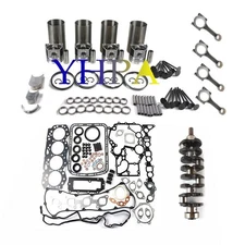 4JJ1 Overhaul Rebuild Kit+Crankshaft+Connecting Rod for Isuzu NPR NQR NHR Truck