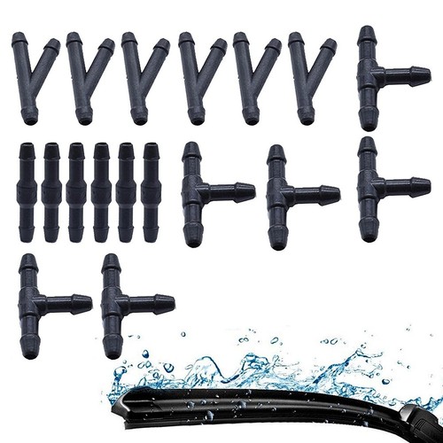 Efficient 18pcs Windshield Washer Hose Connectors for Crystal Clear Windshield - Picture 2 of 12